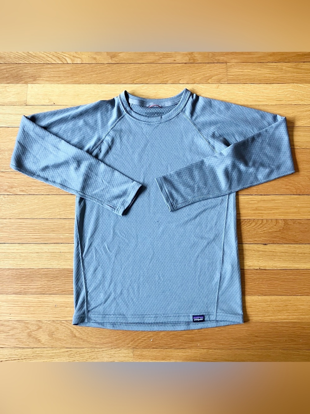 Patagonia Grey Gorpcore Skiing Capilene Midweight Crew Base Layer Large 12